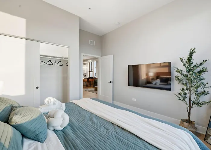 Edgewater With Free Parking Gym Modern Living Chicago